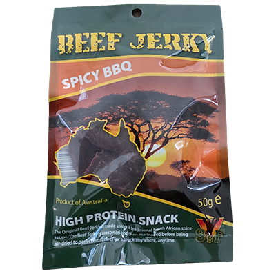 50g Spicy BBQ Jerky