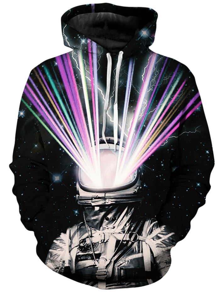 80's Astronaut Unisex Hoodie On Cue Apparel Epic Hoodie