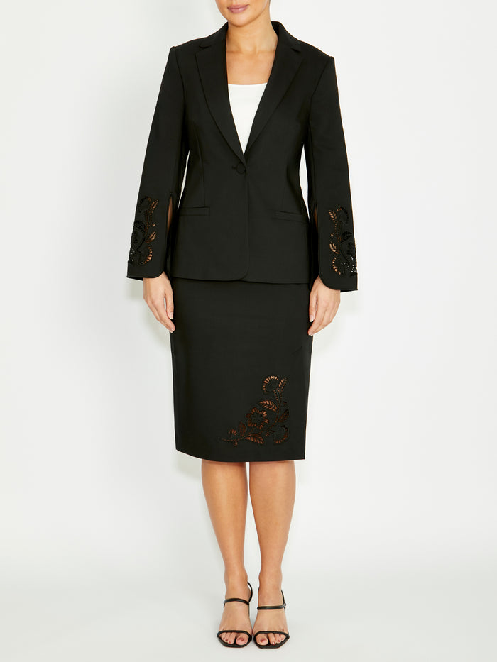 Alena Black Blazer