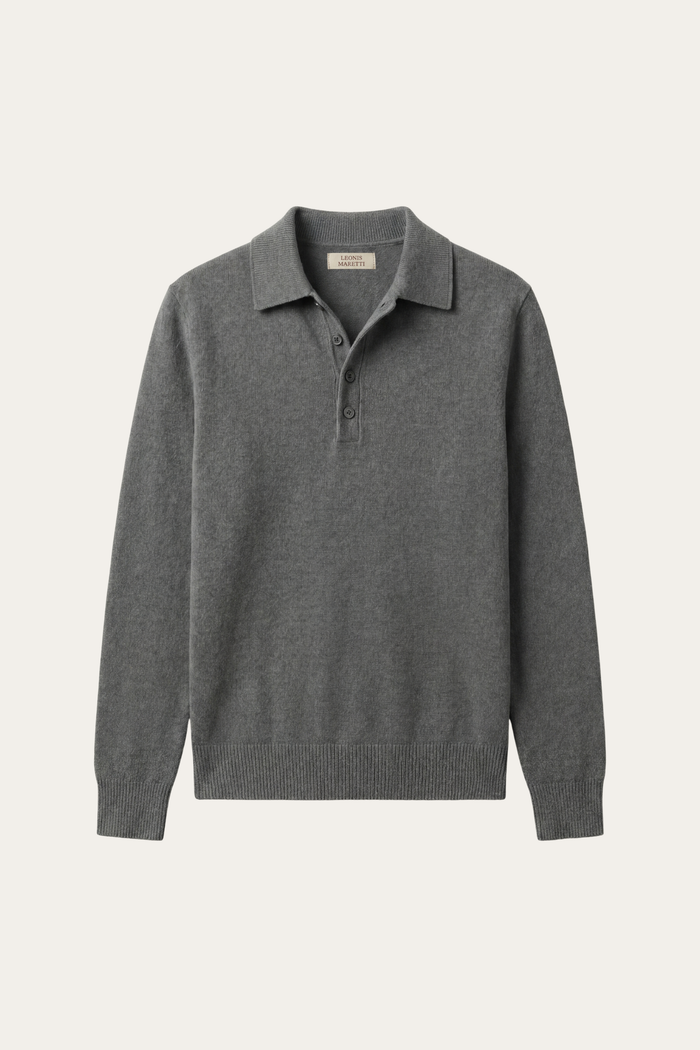Alessandro Merino Polo Knit Mist Green