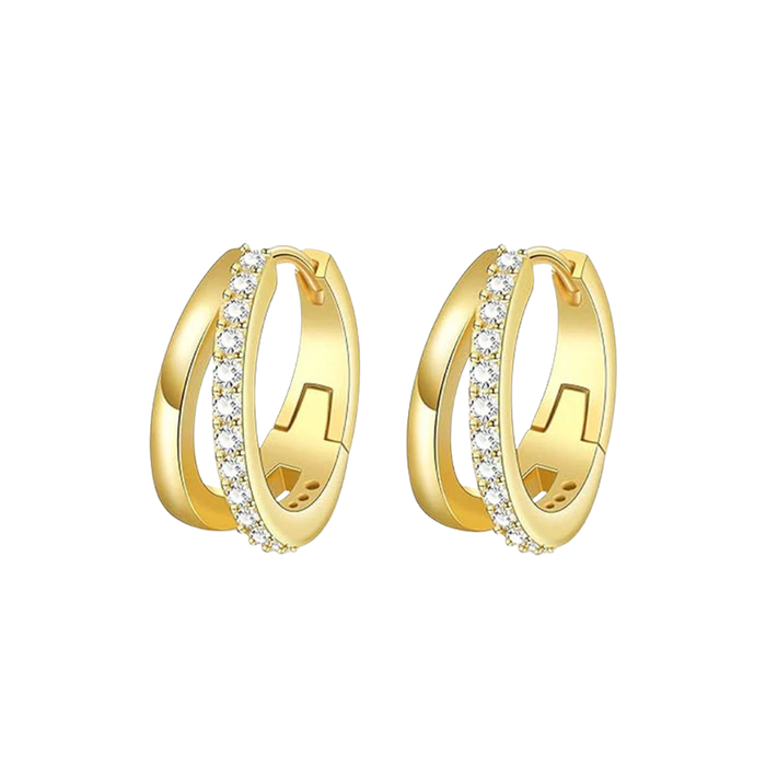 Amelia Double Hoop Earrings