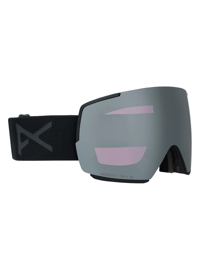 Product image of Anon M5 Goggles + Bonus Lens + MFI® Face Mask[Variant:Frame: Smoke, Lens: Perceive Sunny Onyx (6% / S4), Spare Lens: Perceive Variable Violet (34% / S2)]