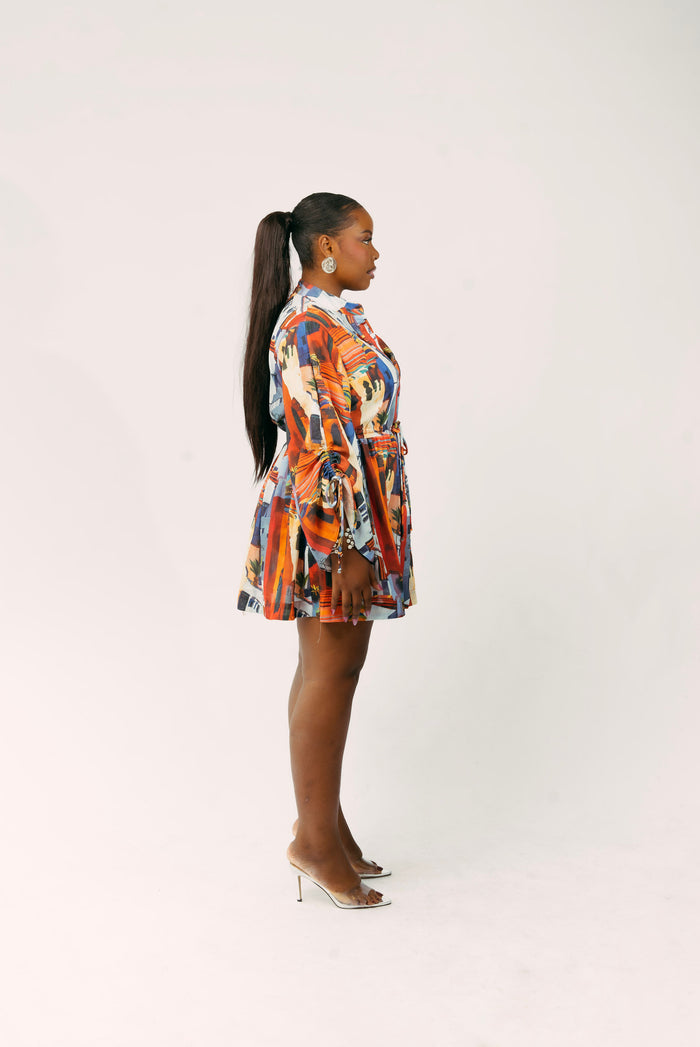 ANTIBES DRESS - ORANGE