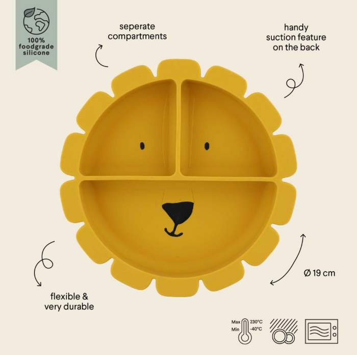 Assiette en silicone | Lion