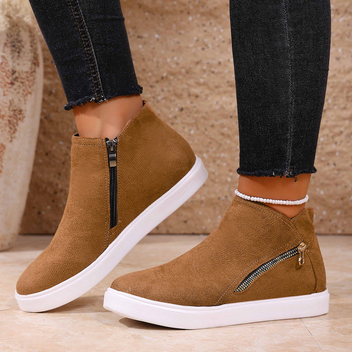 Athena Zip Sneakers
