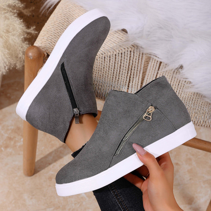 Athena Zip Sneakers