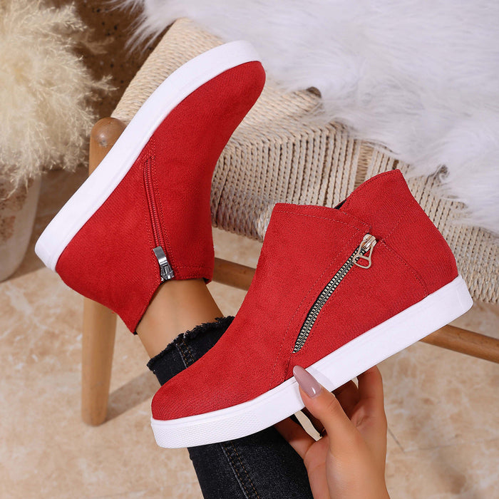 Athena Zip Sneakers