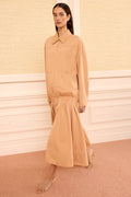 Aubrey Cotton Twill Coat - Fawn