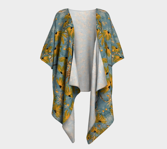 “August Sunflowers” Elegant Shrug
