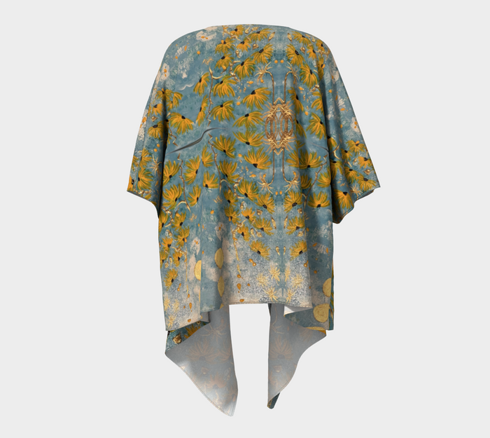 “August Sunflowers” Elegant Shrug