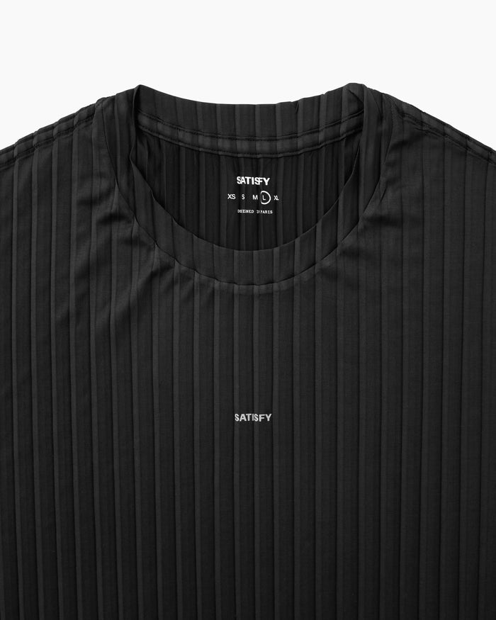 Auralite™ Pleated T-Shirt Black