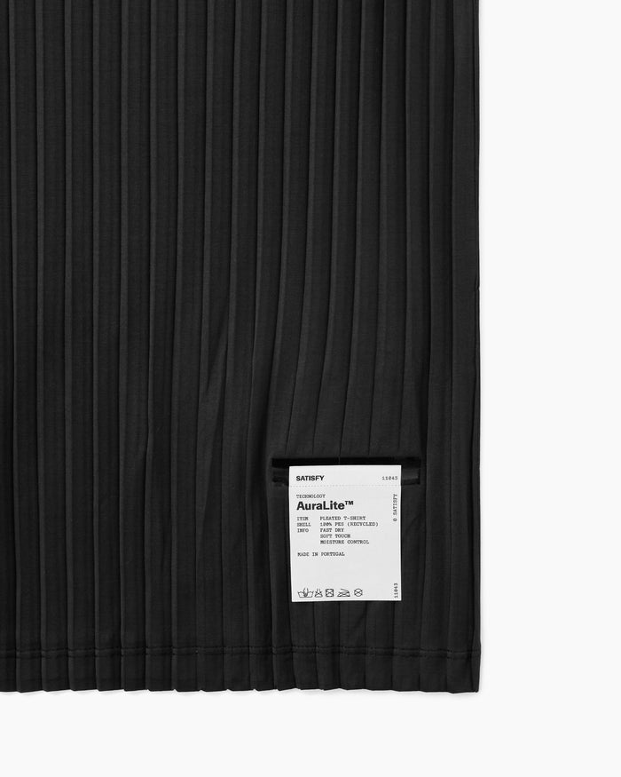 Auralite™ Pleated T-Shirt Black