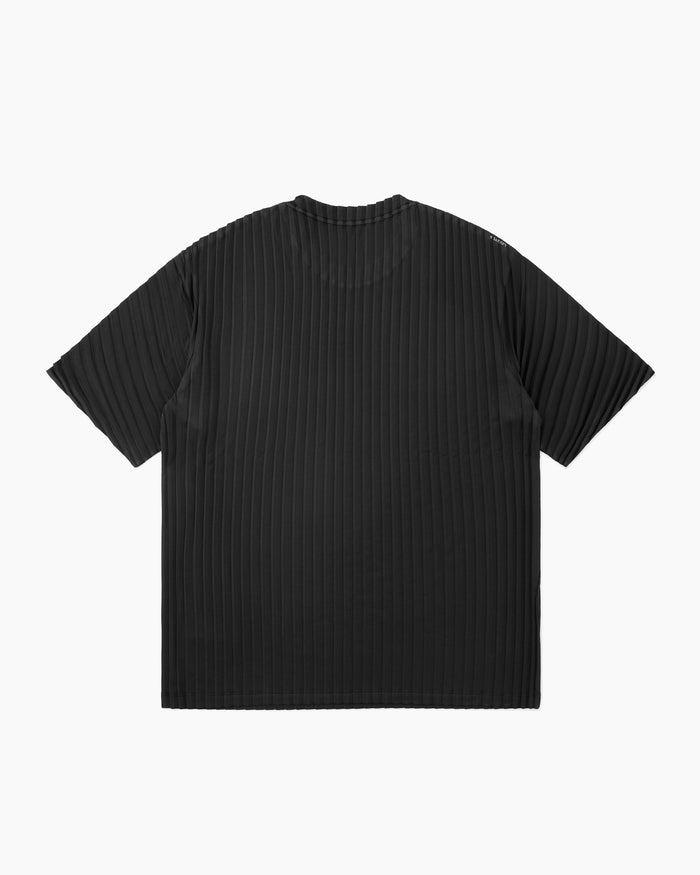 Auralite™ Pleated T-Shirt Black