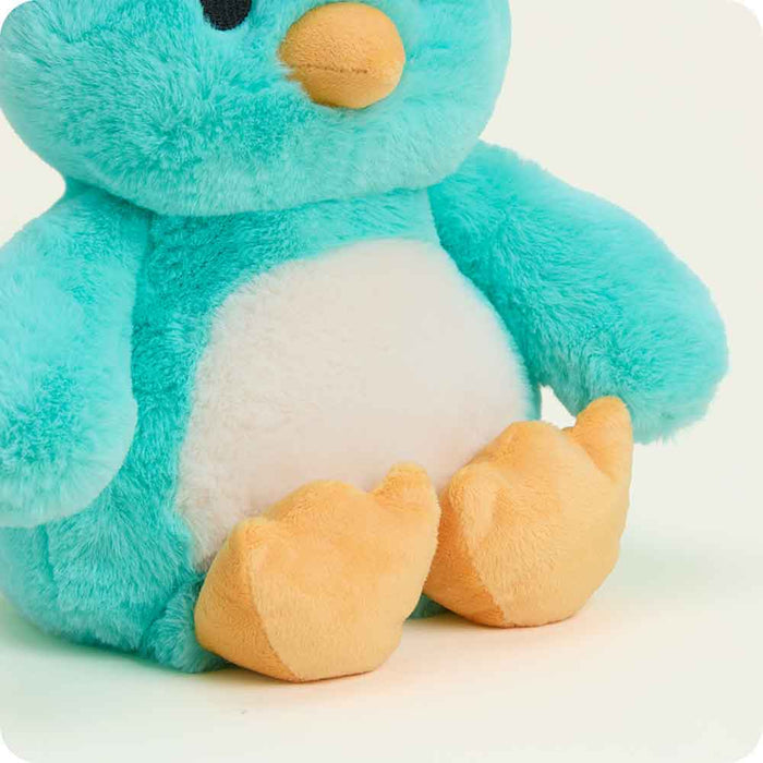 Cozy Cute Blue Bird Down Close View