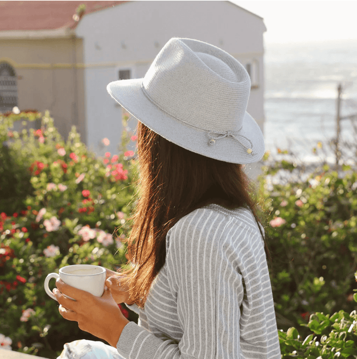 Avoca Fedora Sky Blue - Emthunzini Hats - view 2