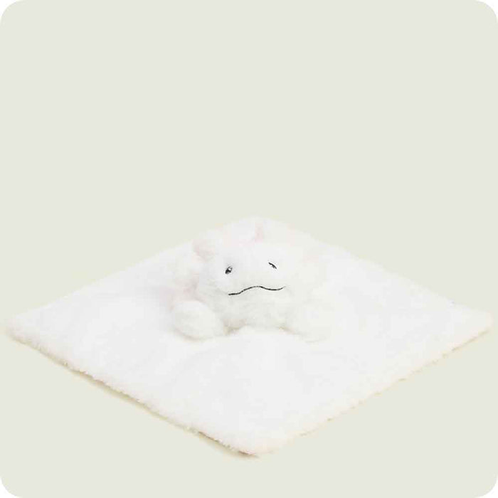 Axolotl Lovey Blanket Warmies flat