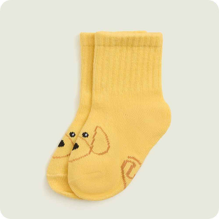 warmies golden dog knit baby socks set