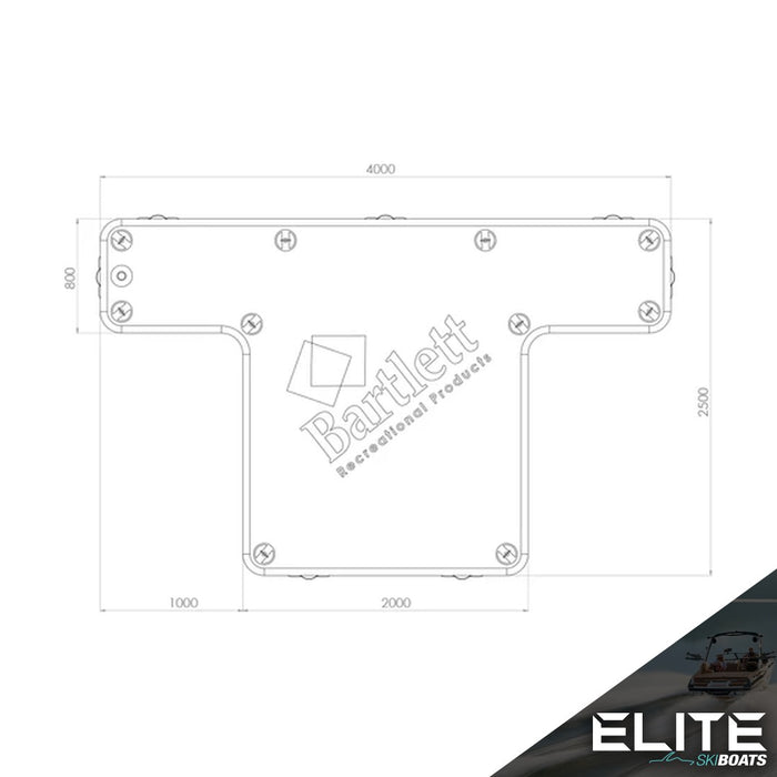 BARTLETT PONTOON JETSKI T 1.4M X 2.5M