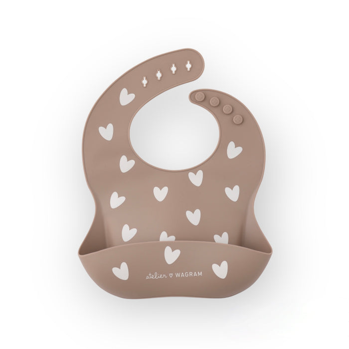 Bavoir en silicone | Mocha