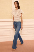 Bea Crochet Top - Cowrie