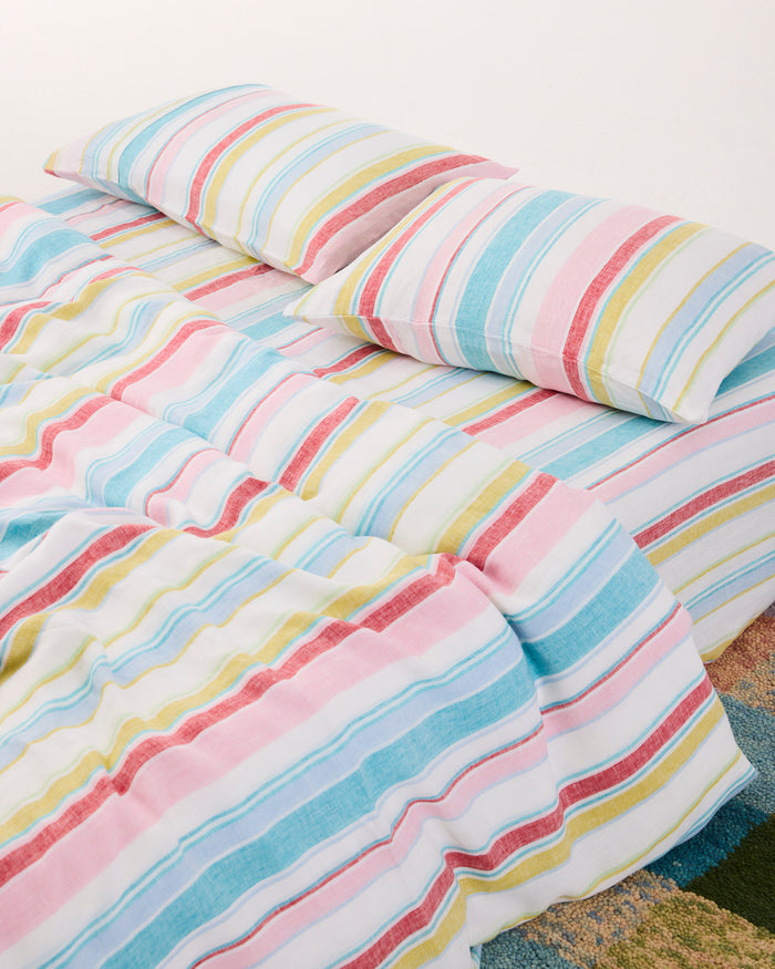 Bellissimo Stripe Linen Pillowcases