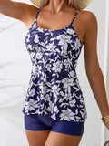 Breezy | Floral Tummy Cover Tankini