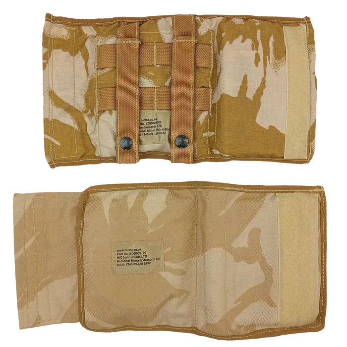 British Desert DPM Mines Extraction Kit Pouch - British Army Surplus - Misc. Pouches