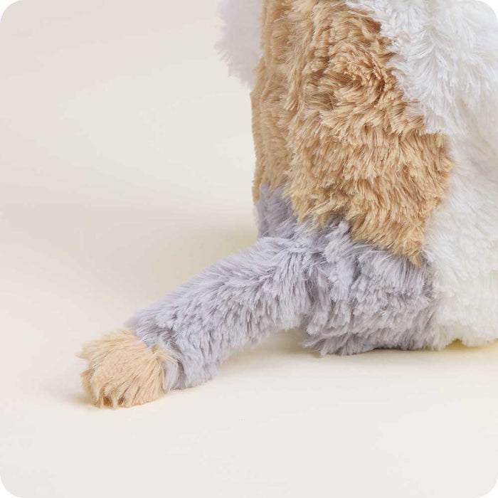 microwavable calico cat pet toy warmies plush detail