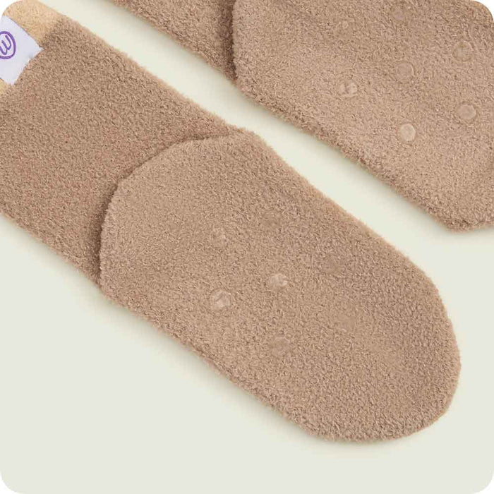 warmies Capybara Crew Sock Set non slip detail