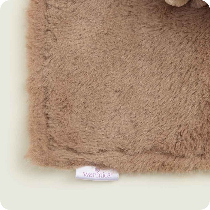 Capybara Lovey Blanket Warmies tag detail