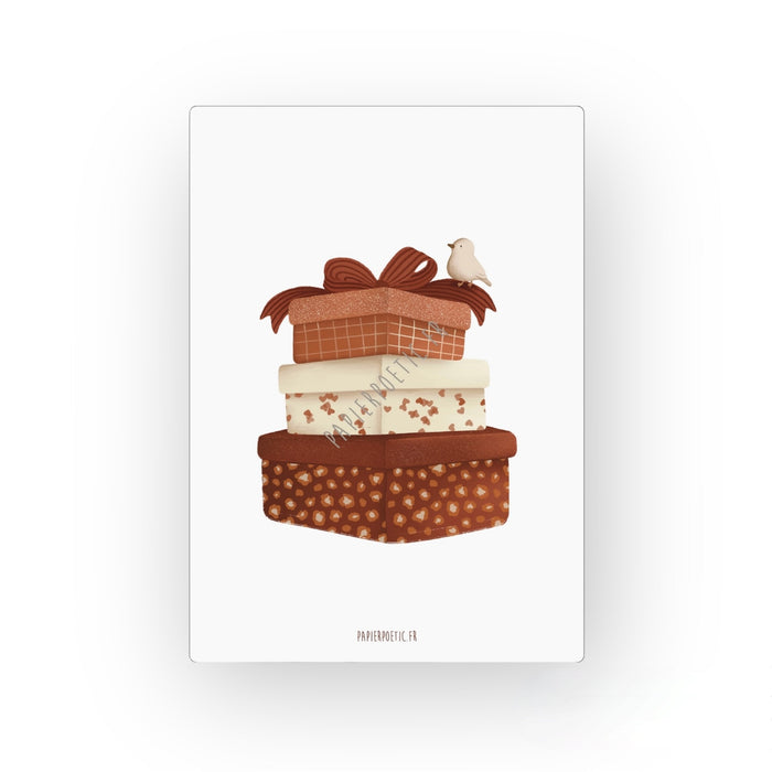 Carte | Pile de cadeaux