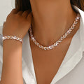 Cecilia Elegant Rhinestone Fish Tail Set