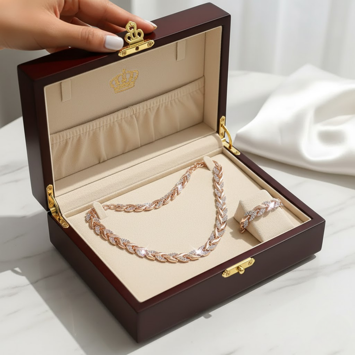 Cecilia Elegant Rhinestone Fish Tail Set