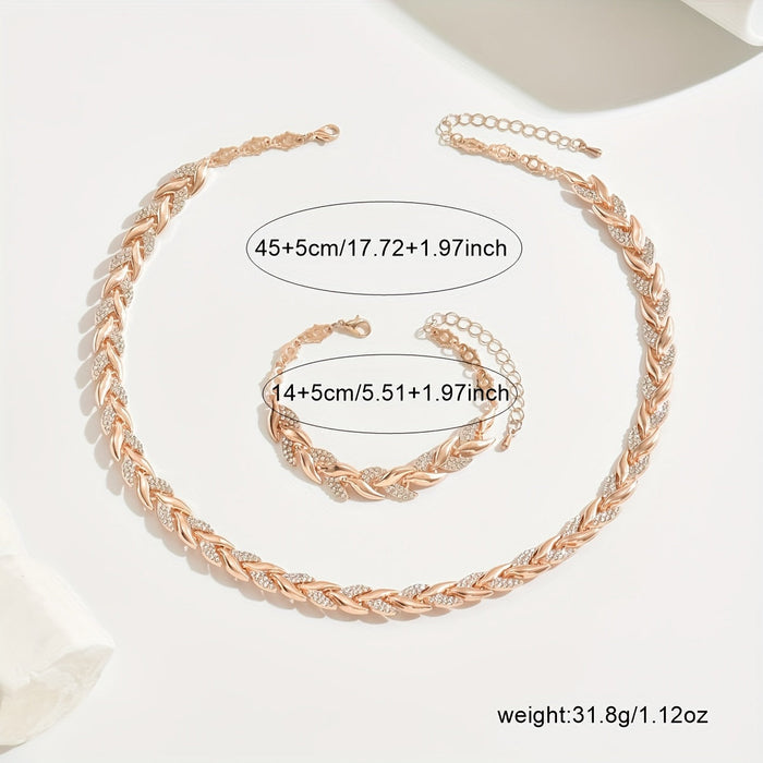 Cecilia Elegant Rhinestone Fish Tail Set