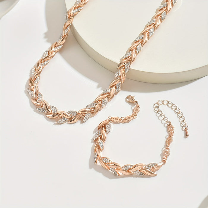 Cecilia Elegant Rhinestone Fish Tail Set