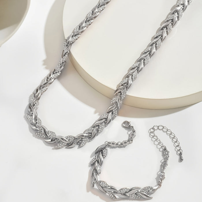 Cecilia Elegant Rhinestone Fish Tail Set