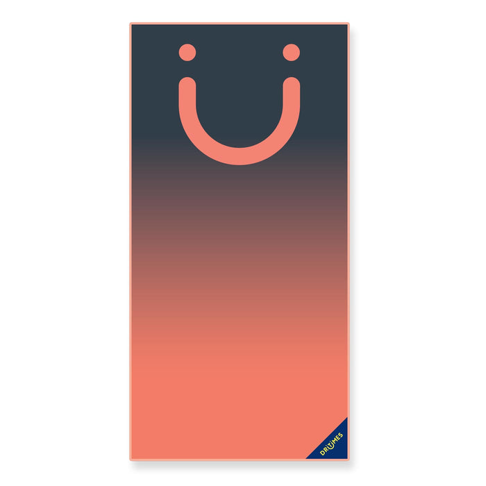 Charcoal Peach Fade Sport Towel