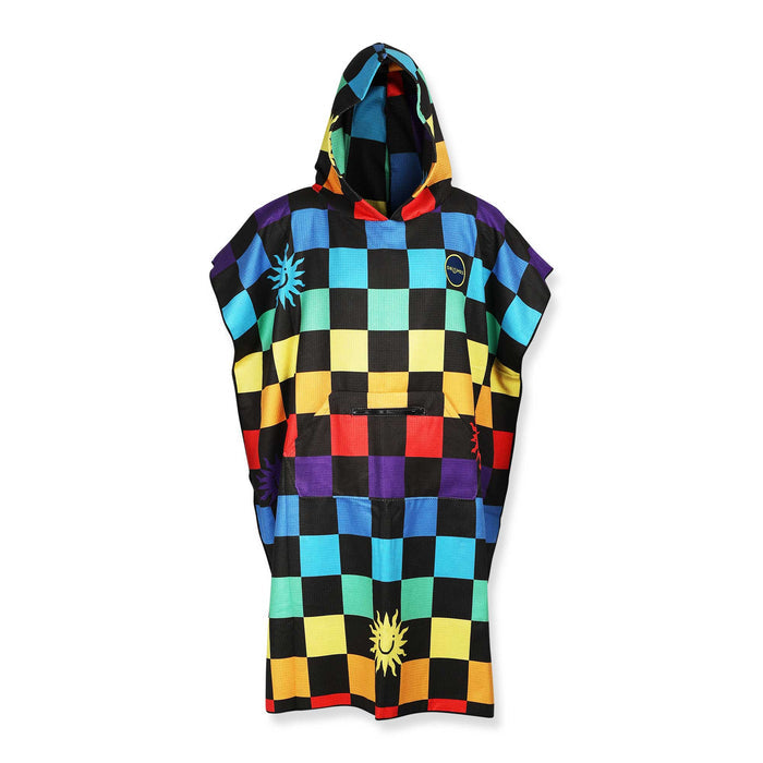 Checked Out Spectrum Poncho Towel