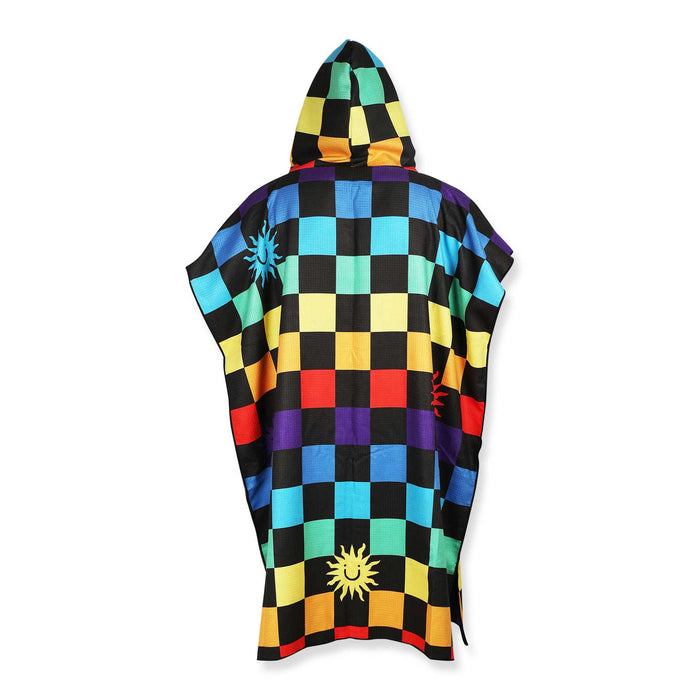 Checked Out Spectrum Poncho Towel