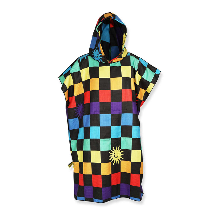 Checked Out Spectrum Poncho Towel