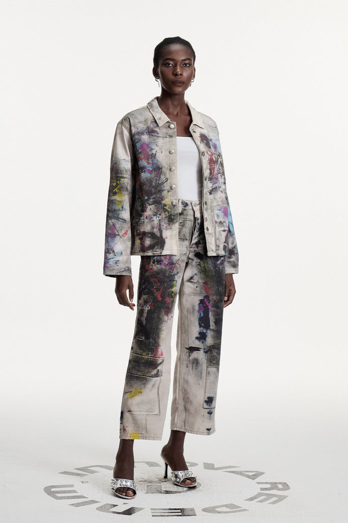 Chisomo Print Graffiti Jacket