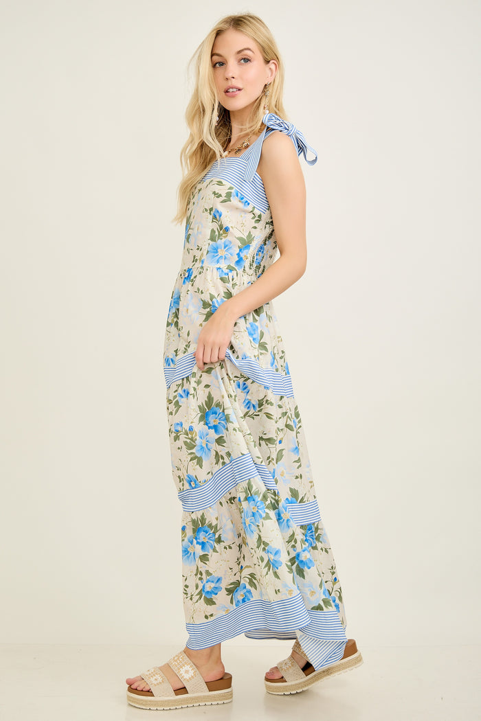 Coastal Chateau Tiered Maxi Dress-Cute-Trendy-Shop-Womens-Boutique-Clothing-Store