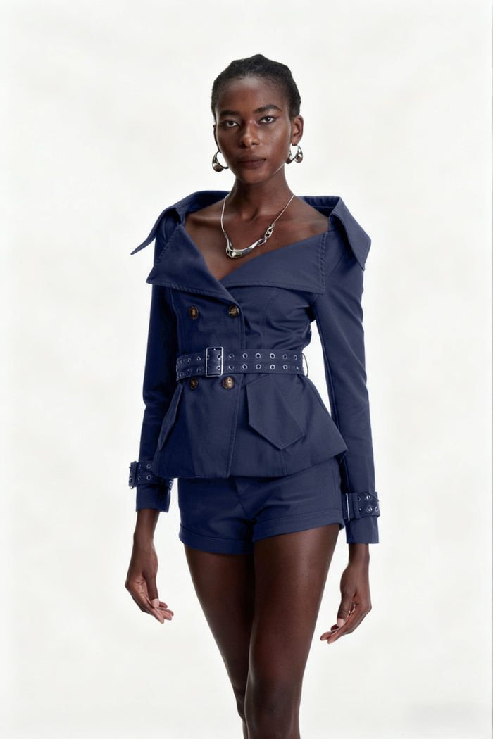 Colombo Lapel Buckle Jacket