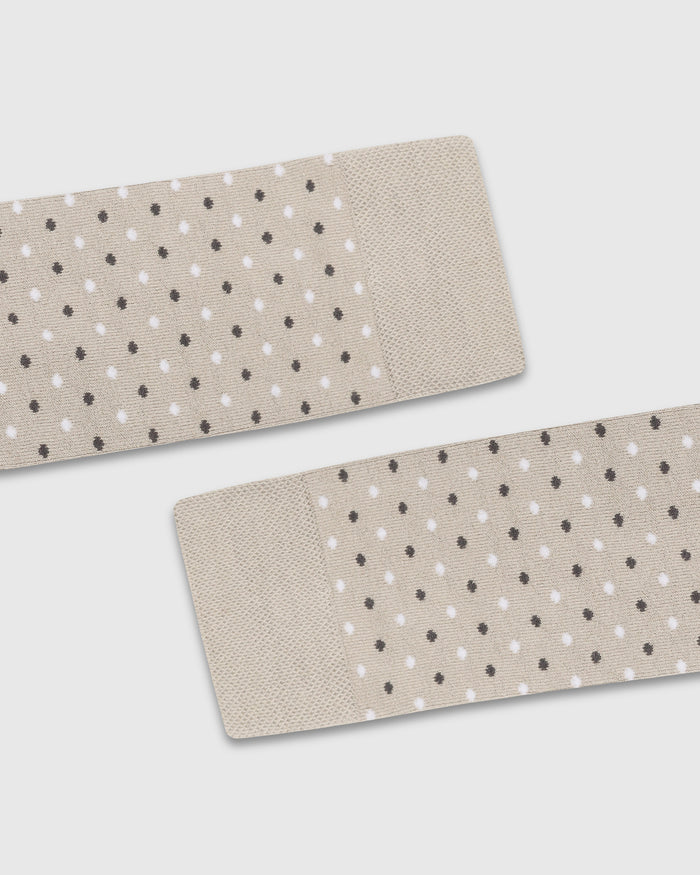 Cotton Grey Knitted Socks - Vika