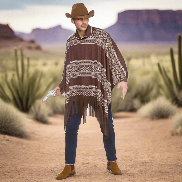 Cowboy Poncho Costume in the Wild West