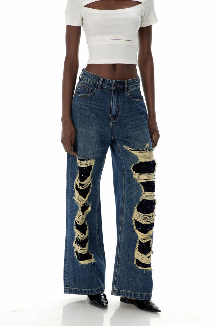Csaba Ripped Jeans