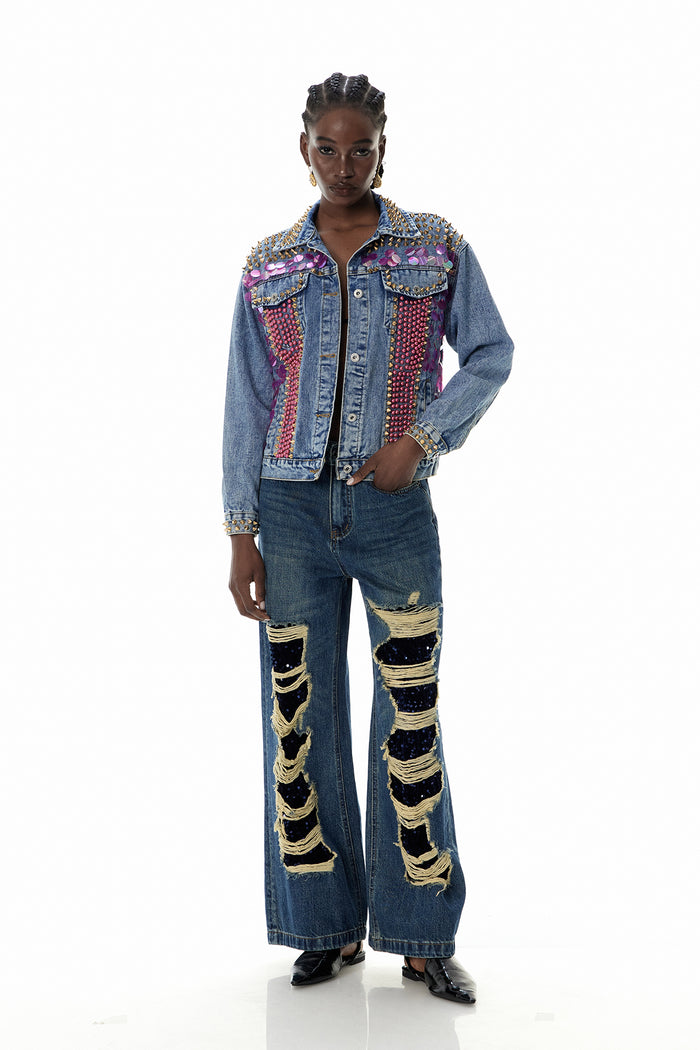 Csaba Ripped Jeans