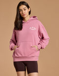 Daily Hoodie in Pink Velvet