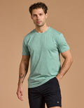 Daily Tee in Fresh Green Marl