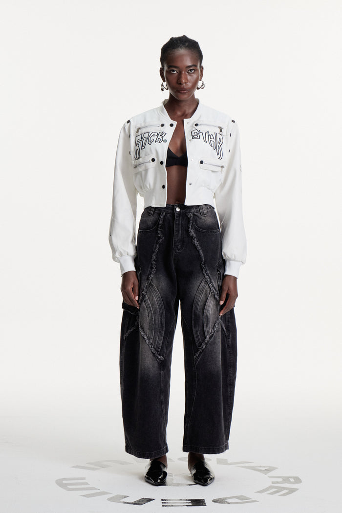 Dalia Deconstruct Baggy Jeans